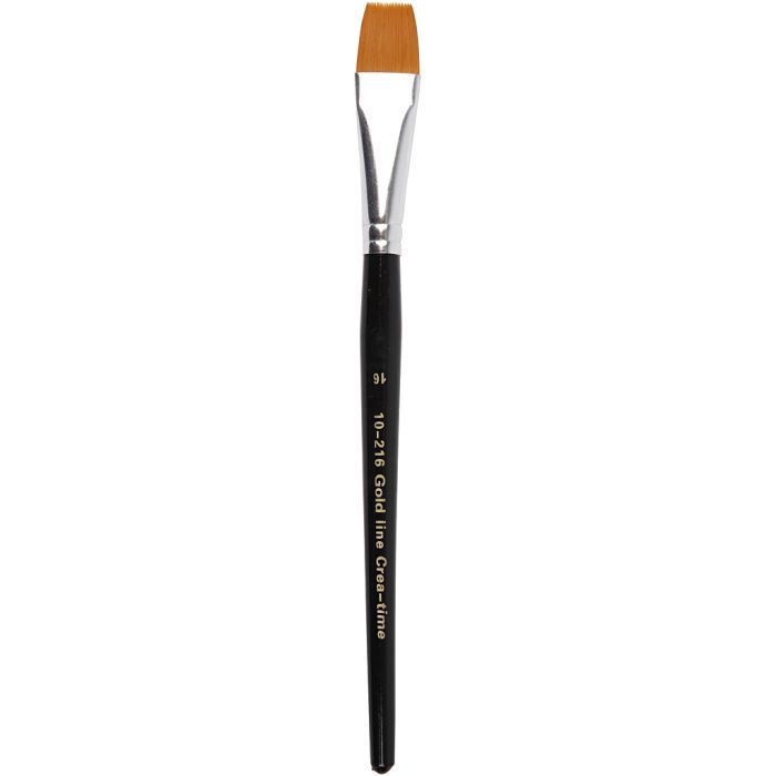 Gold Line Pinsel, Nr. 16, L 19 cm, B 17 mm, 6 Stk/ 1 Pck