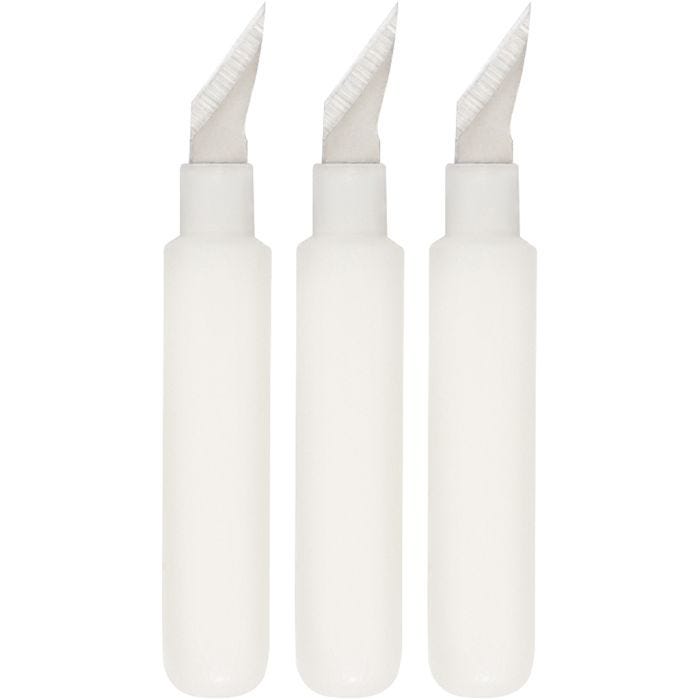 Fiskars Fiskars Fingertip Art Knife - Ersatzklingen, L 5 mm, B 3 mm, 3 Stk/ 1 Pck
