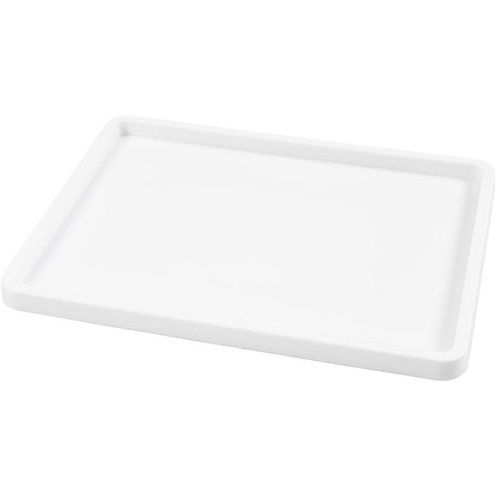 Farbtablett, T 1,5 cm, Größe 25x34 cm, Weiß, 1 Stk