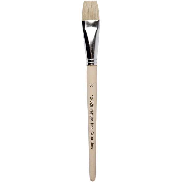 Nature Line Pinsel, 20, L 20,5 cm, B 20 mm, Flach, 12Stk/ 1 Pck