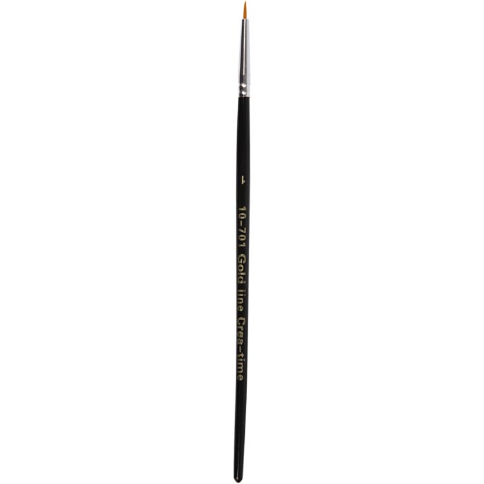 Gold Line Pinsel, 0, L 17 cm, B 1 mm, rund, 12Stk/ 1 Pck
