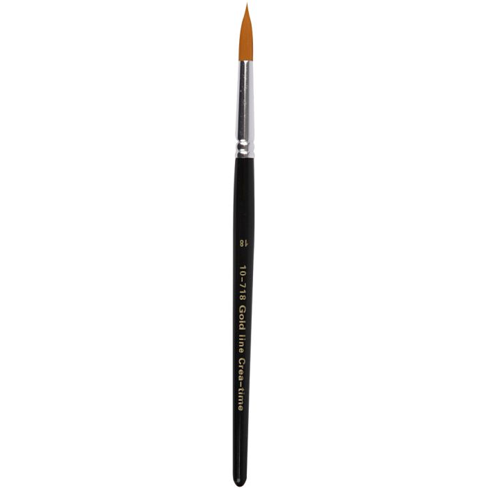 Gold Line Pinsel, 18, L 20 cm, B 7 mm, rund, 6Stk/ 1 Pck