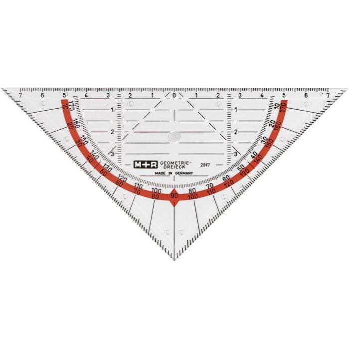 Geodreieck, B 16 cm, 1 Stk