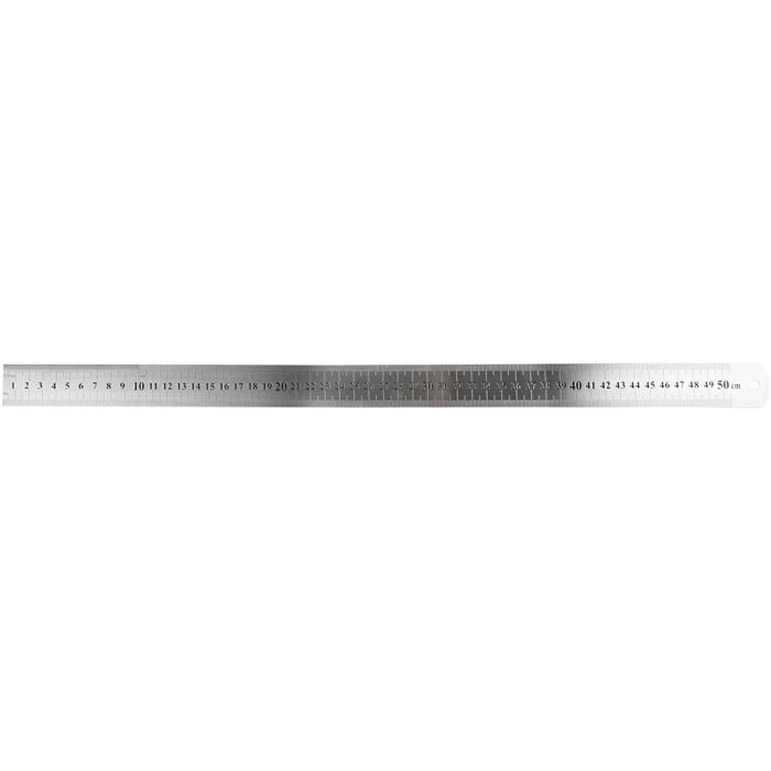 Metall-Lineal, L 50 cm, 1 Stk