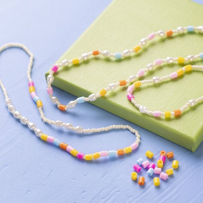 Bunter Perlenschmuck für Kinder