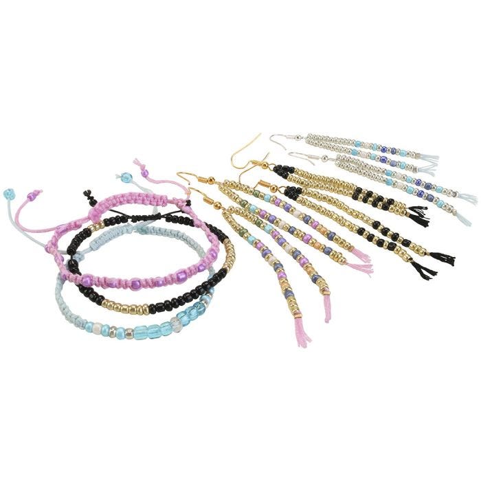 Eleganter Schmuck mit Rocailleperlen