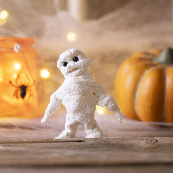 Mumie aus Silk Clay® und Foam Clay®