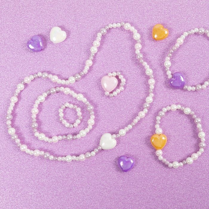 Schmuck mit Holz- und Wachsperlen