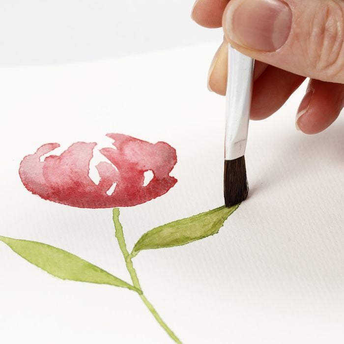 How to paint watercolours with smooth brush strokes