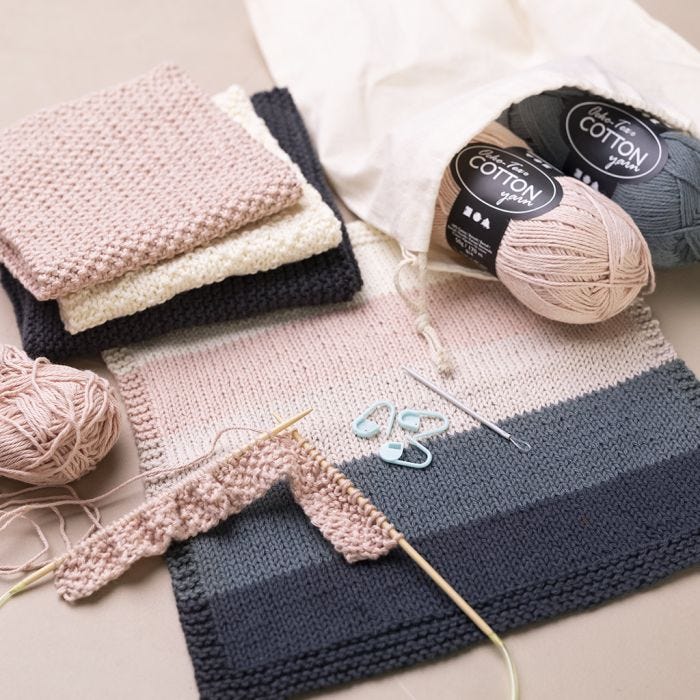Mini Bastelset: Stricken lernen