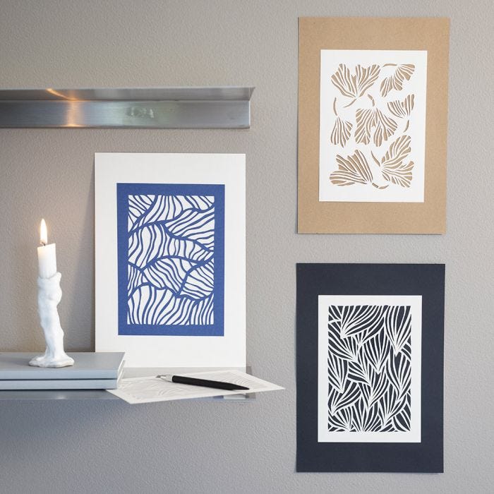 Wandkunst aus Papier