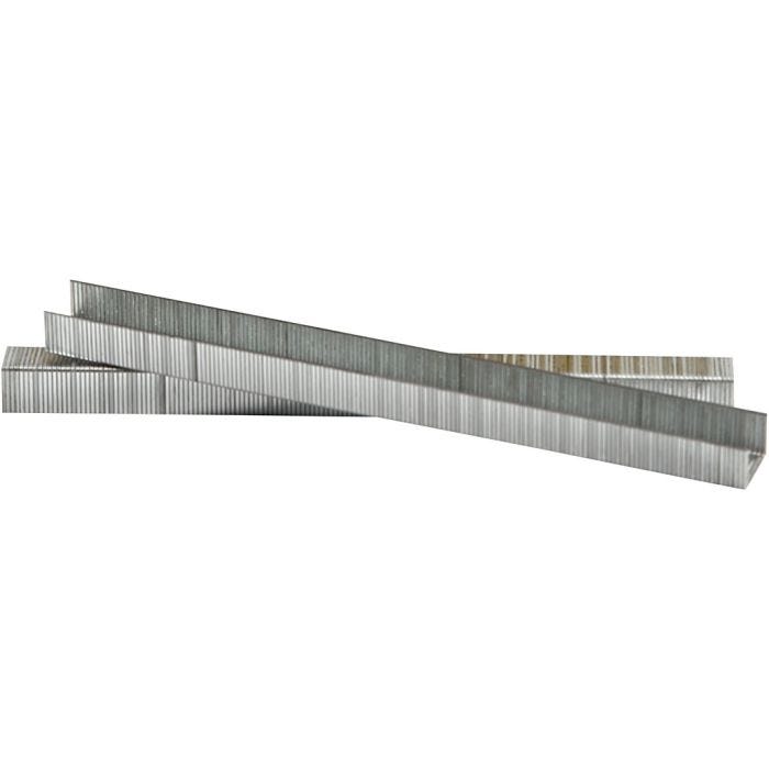 Heftklammern, H 8 mm, B 10,5 mm, Dicke 0,7 mm, Grau, 1000 Stk/ 1 Pck