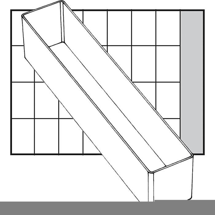 Einsetz-Box, Nr. A9-3, H 47 mm, Größe 163x39 mm, 1 Stk