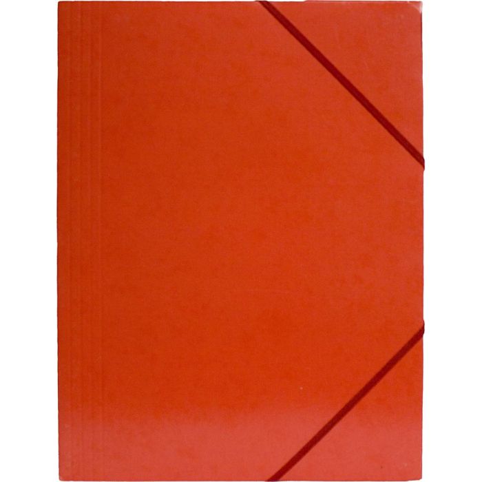 Mappe mit Gummizug, A4, Größe 22,9×32,4 cm, Rot, 1 Stk