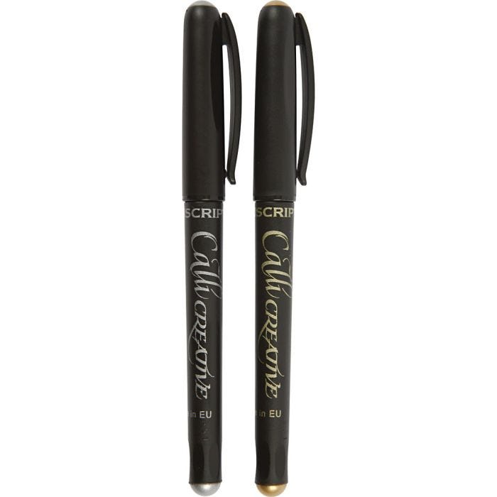 Kalligrafie-Marker, Dicke 2.4 mm, 2 Stk/ 1 Pck