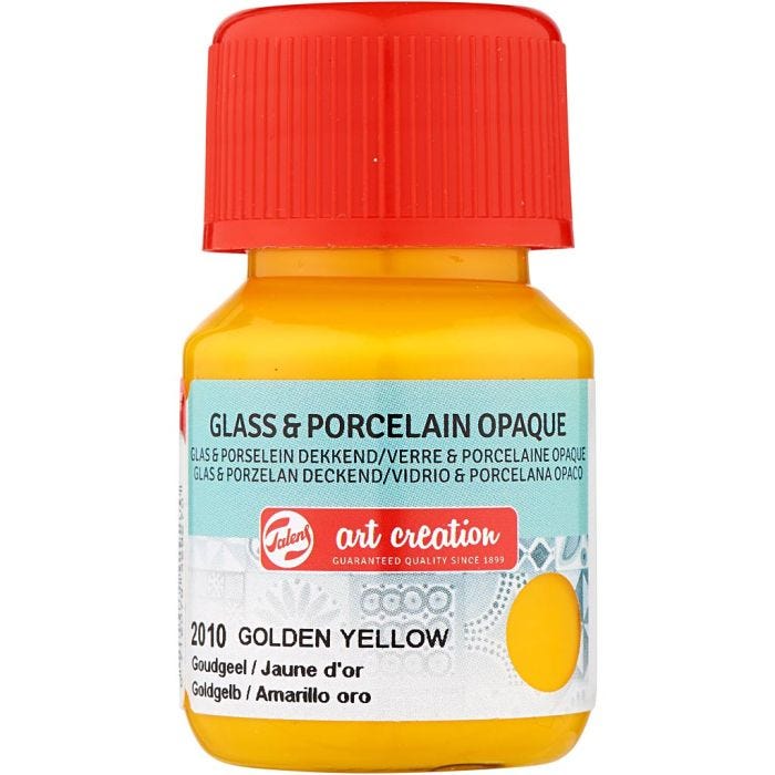 Keramik- und Porzellanfarbe, Sonnengelb, 30 ml/ 1 Fl.