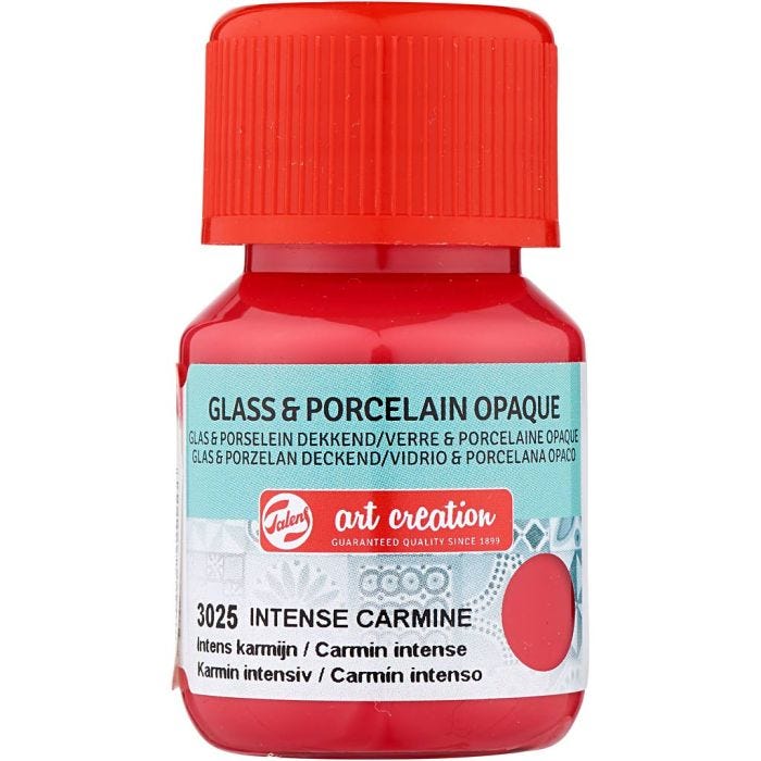 Keramik- und Porzellanfarbe, Rot, 30 ml/ 1 Fl.