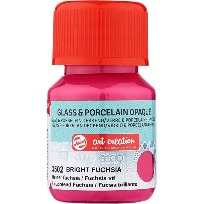 Keramik- und Porzellanfarbe, Pink, 30 ml/ 1 Fl.