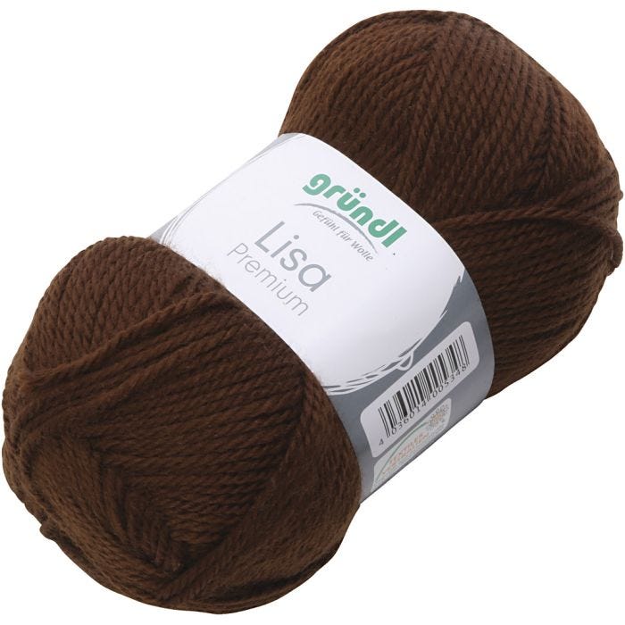 Braun, 50 g/ 1 Knäuel