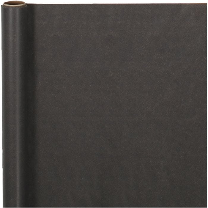 Geschenkpapier , B 50 cm, 60 g, Schwarz, 5m/ 1 Rolle