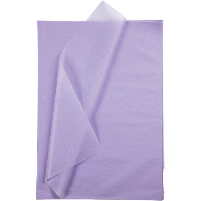 Seidenpapier, Blatt 50x70 cm, 17 g, Helllila, 25 Bl./ 1 Pck