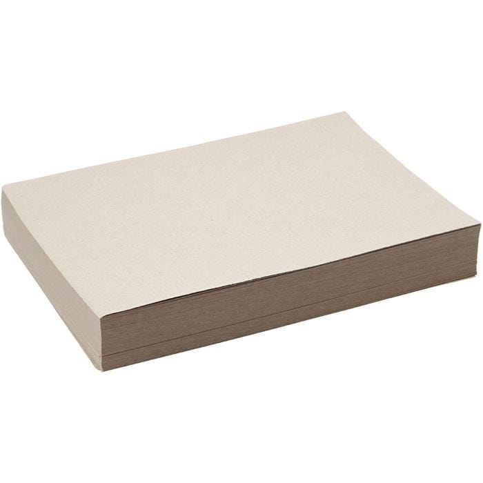 Recycling-Papier, A4, Blatt 210x297 mm, 100 g, Graubraun, 250 Bl./ 1 Pck