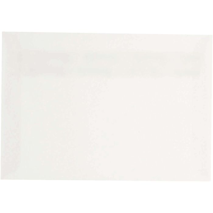 Umschläge, Umschlaggröße 11,4x16,2 cm, 120 g, Naturweiß, 50 Stk/ 1 Pck