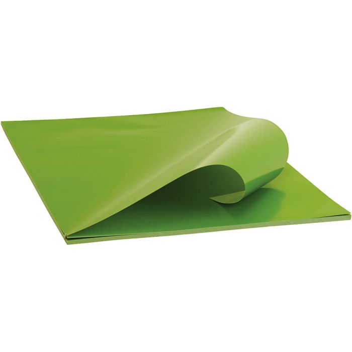 Glanzpapier, Blatt 32x48 cm, 80 g, Hellgrün, 25 Bl./ 1 Pck