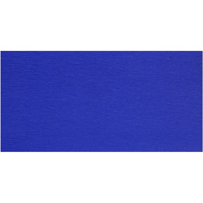 Krepppapier, Blatt 50x250 cm, Blau, 10 Lage/ 1 Pck