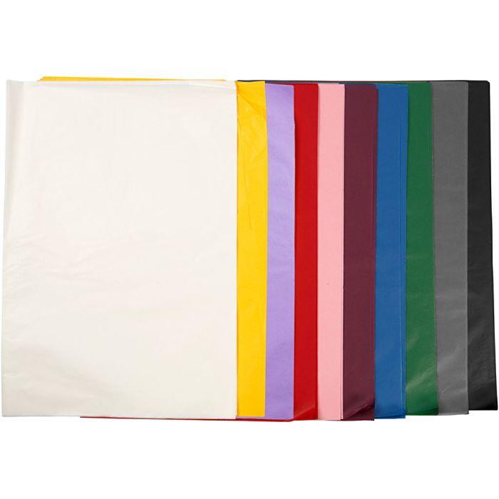 Seidenpapier, Blatt 50x70 cm, 17 g, 10x25 Bl./ 1 Pck