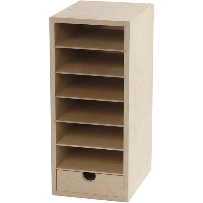 Papier-Container , H 31,5 cm, T 18 cm, B 14 cm, A6, 1 Stk