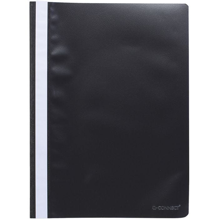 Plastik-Schnellhefter, A4, Schwarz, 50 Stk/ 1 Pck
