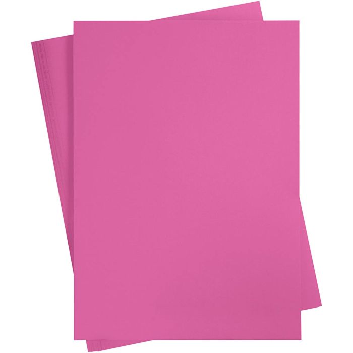 Karton, farbig, A2, Blatt 420x594 mm, 180 g, Pink, 100 Bl./ 1 Pck