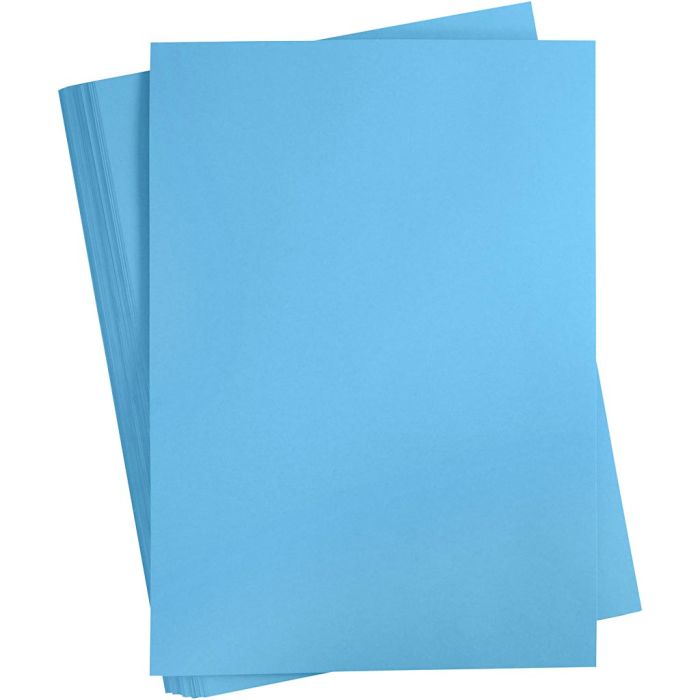 Karton, farbig, A2, Blatt 420x594 mm, 180 g, Türkis, 100 Bl./ 1 Pck