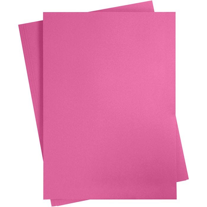 Karton, farbig, A2, Blatt 420x594 mm, 180 g, Pink, 10Bl./ 1 Pck