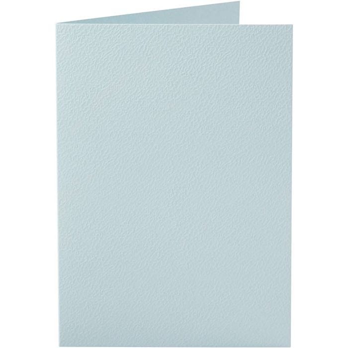 Karten, Kartengröße 10,5x15 cm, 220 g, Hellblau, 10 Stk/ 1 Pck