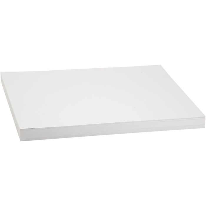 Karton, farbig, A3, Blatt 297x420 mm, 250 g, Weiß, 100 Bl./ 1 Pck