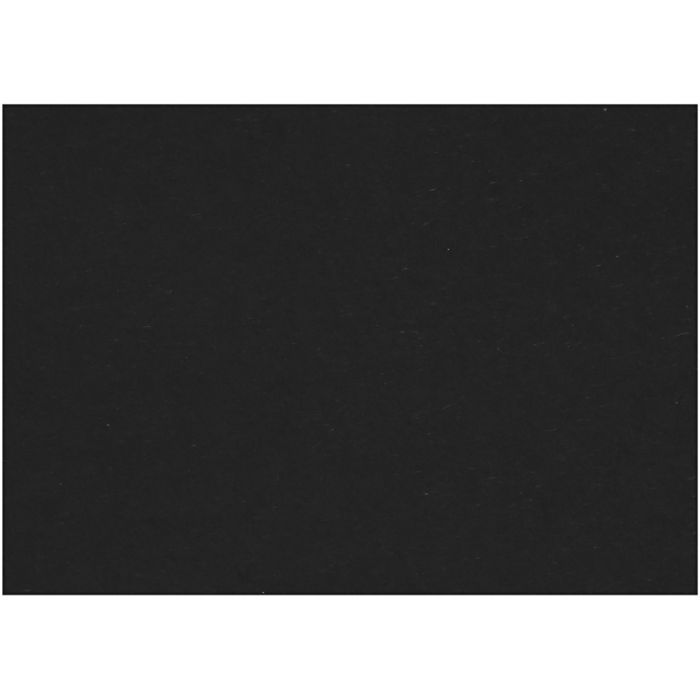 Karton, farbig, A4, Blatt 210x297 mm, 200 g, Schwarz, 100 Bl./ 1 Pck