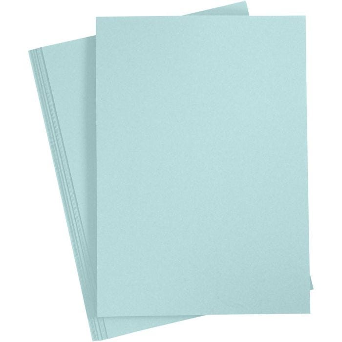 Papier, A4, Blatt 210x297 mm, 80 g, Hellblau, 20Stk/ 1 Pck