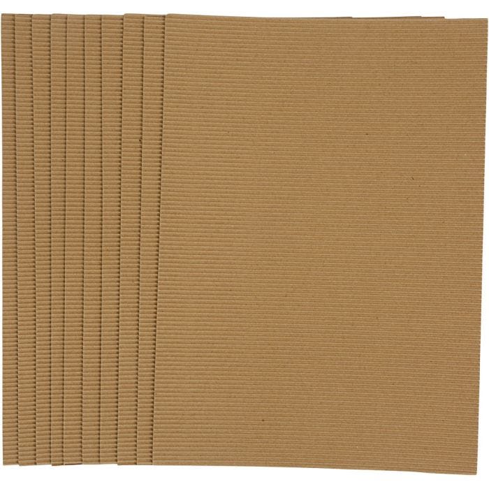 Wellkarton, Blatt 25x35 cm, 120 g, 10 Bl./ 1 Pck