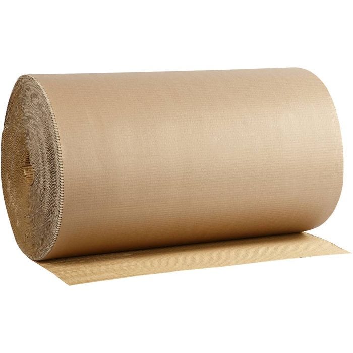 Wellpappe, B 100 cm, 20 m/ 1 Rolle