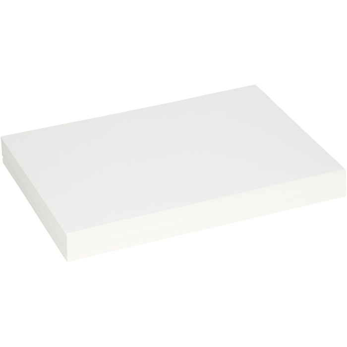 Faltschachtelkarton, Blatt 25,5x36 cm, Dicke 0,4 mm, 250 g, Weiß, 100 Bl./ 1 Pck