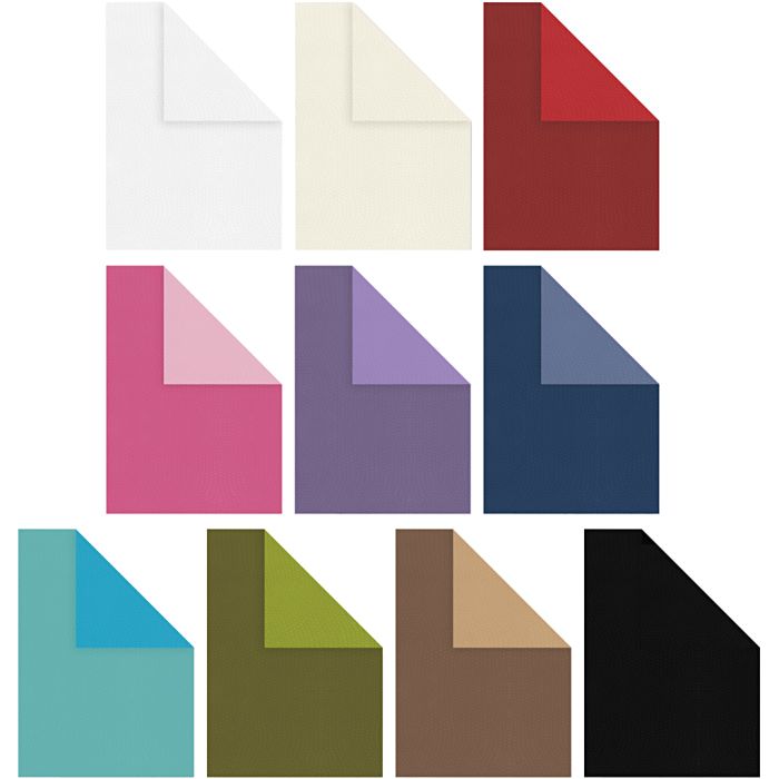 Karton, A4, Blatt 210x297 mm, 250 g, Sortierte Farben, 30x10 Bl./ 1 Pck