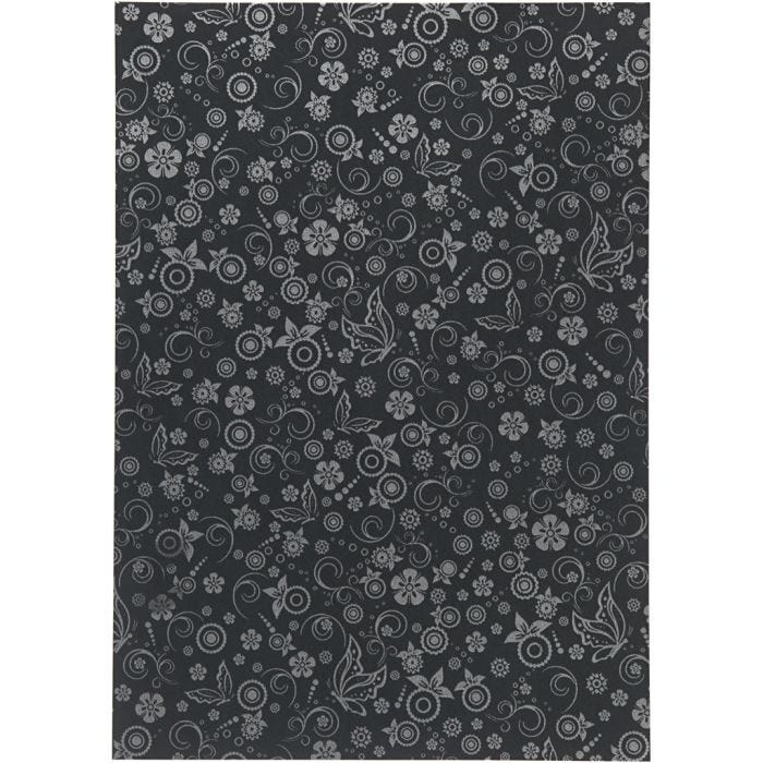 Papier, A4, Blatt 210x297 mm, 80 g, Schwarz, 20 Bl./ 1 Pck