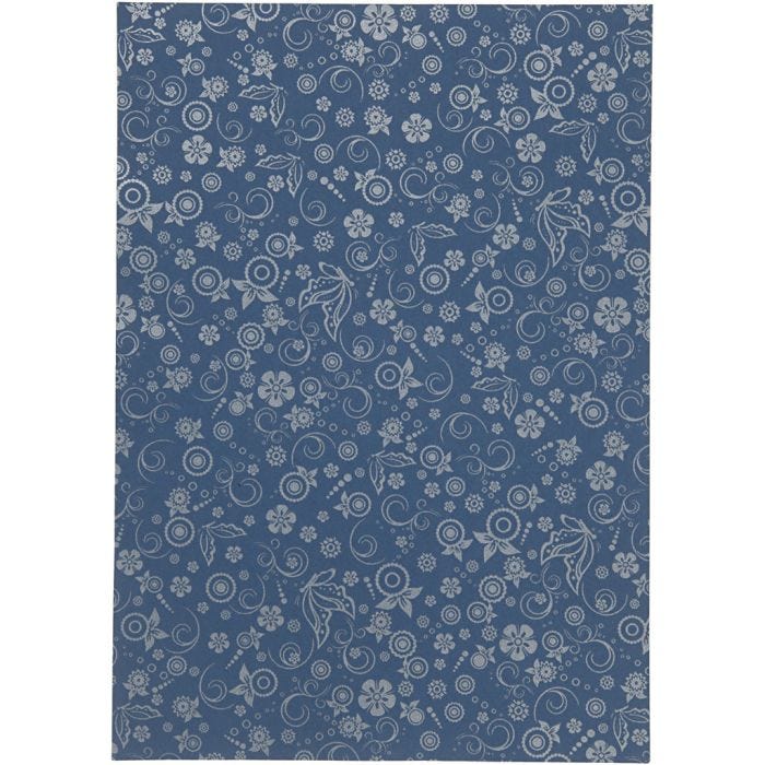 Papier, A4, Blatt 210x297 mm, 80 g, Blau, 20 Bl./ 1 Pck