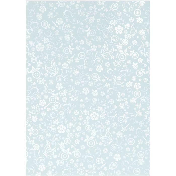 Papier, A4, Blatt 210x297 mm, 80 g, Hellblau, 20 Bl./ 1 Pck