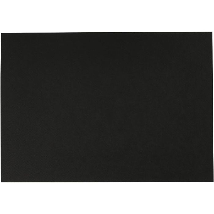Aquarellpapier, A4, Blatt 210x297 mm, 230 g, Schwarz, 10 Bl./ 1 Pck