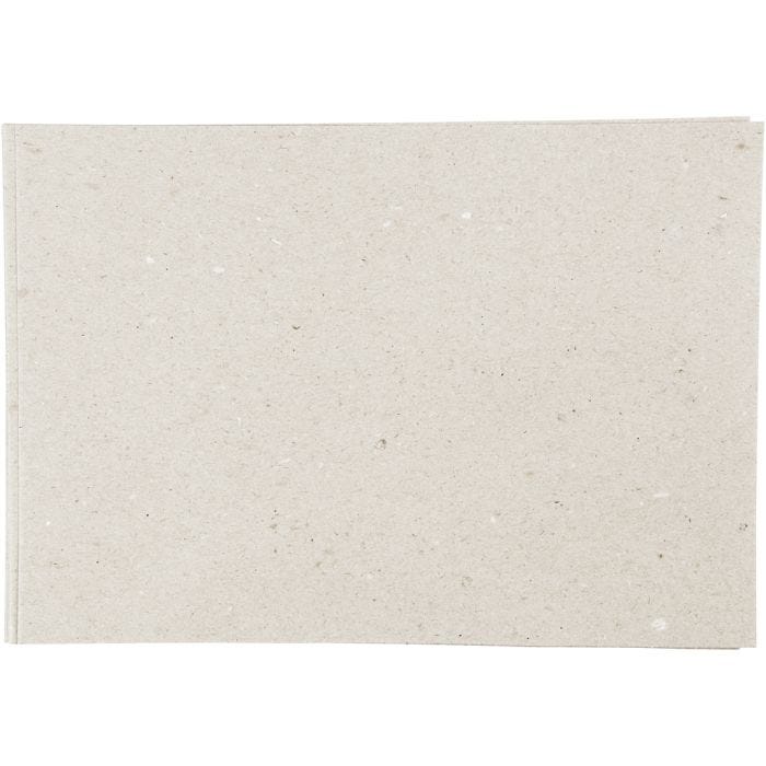 Kraftpapier, A4, Blatt 210x297 mm, 135 g, Graubraun, 20 Bl./ 1 Pck
