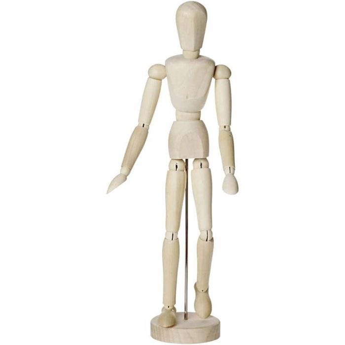 Gliederpuppe, Mann, H 30 cm, 1 Stk