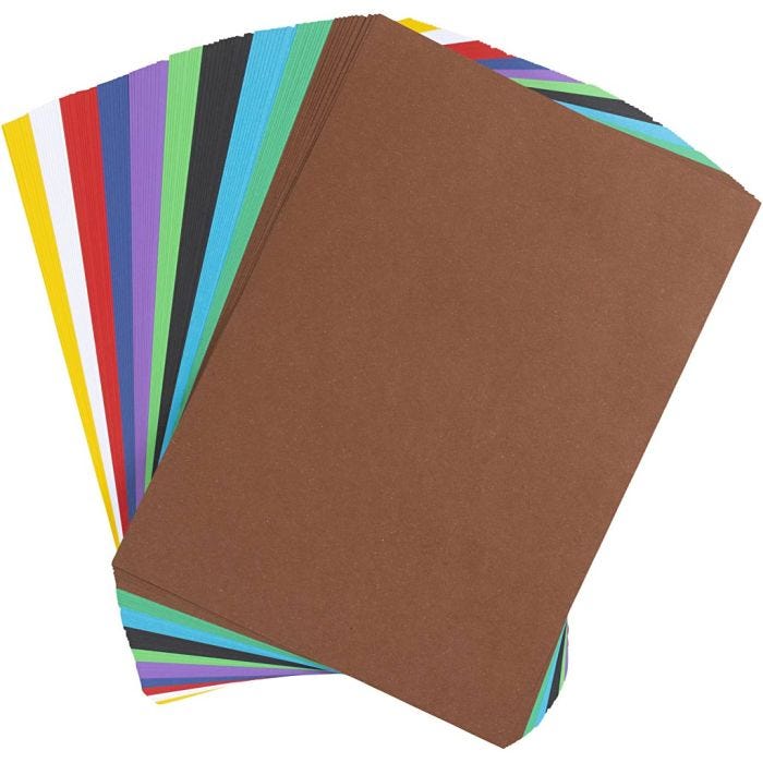 Farbiges Papier, Größe A4, 120 g, 100 Bl./ 1 Pck